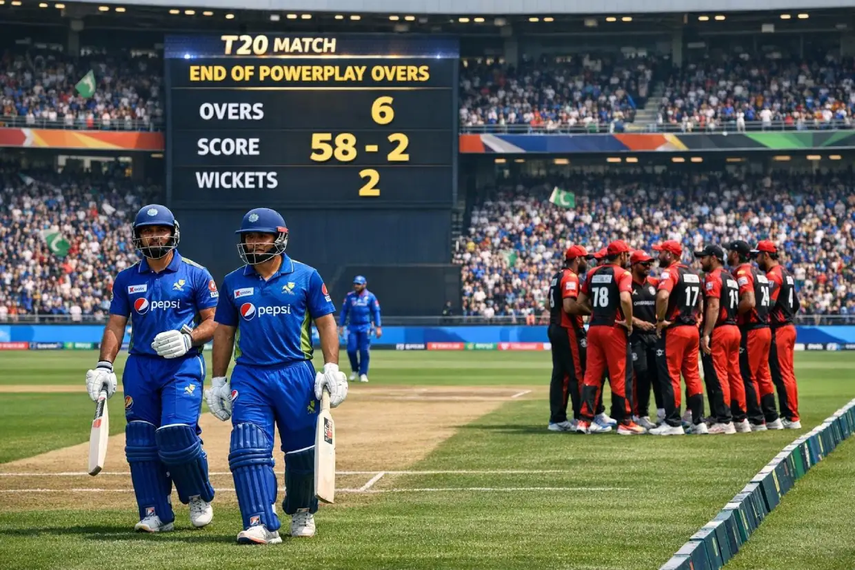 T20 cricket powerplay — fast-paced betting